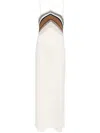 Proenza Schouler White Naomi Chochet-panel Dress In White