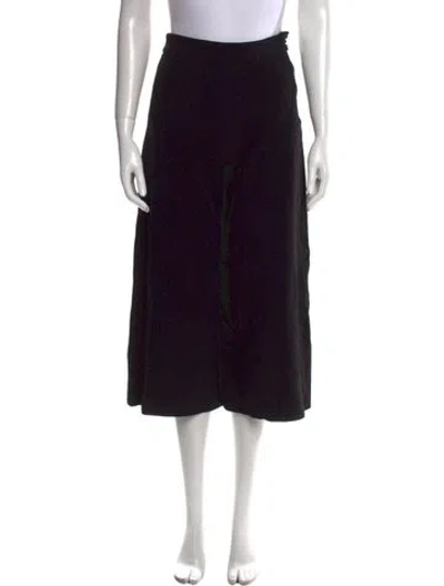 Pre-owned Proenza Schouler Wide Leg Pants In Black