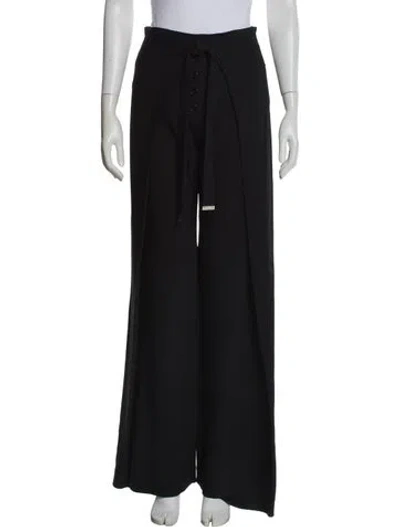 Pre-owned Proenza Schouler Wide Leg Pants In Black