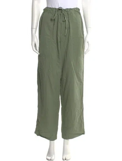 Pre-owned Proenza Schouler Wide Leg Pants In Green