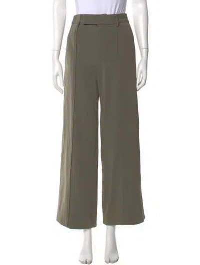 Pre-owned Proenza Schouler Wide Leg Pants In Green