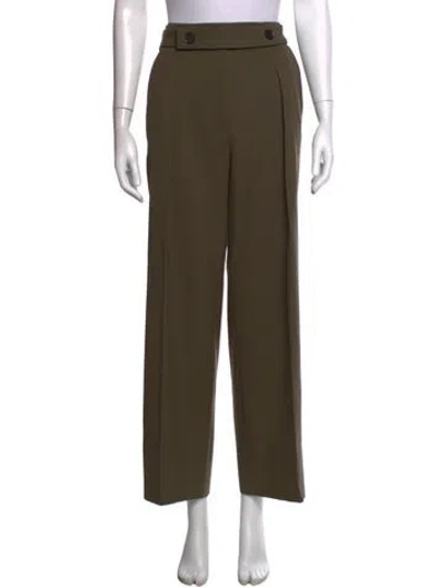 Pre-owned Proenza Schouler Wide Leg Pants In Green