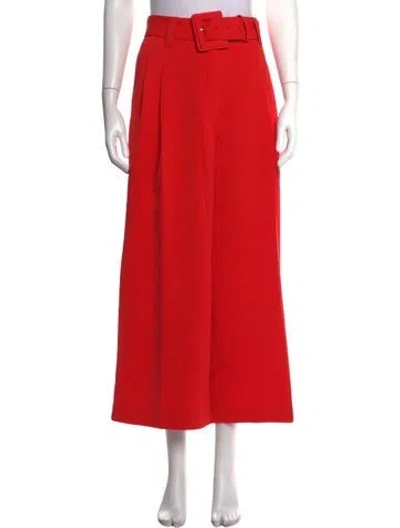Pre-owned Proenza Schouler Wide Leg Pants In Red