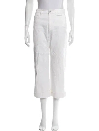 Pre-owned Proenza Schouler Wide Leg Pants In White