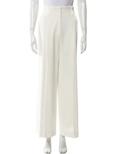 Pre-owned Proenza Schouler Wide Leg Pants In White