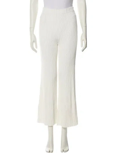 Pre-owned Proenza Schouler Wide Leg Pants In White