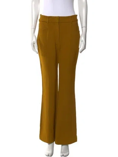 Pre-owned Proenza Schouler Wide Leg Pants In Yellow
