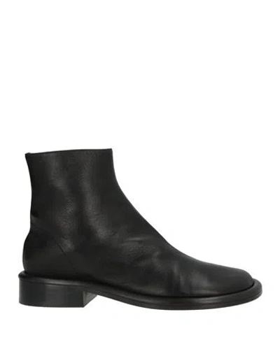 Proenza Schouler Woman Ankle Boots Black Size 8 Leather In Multi