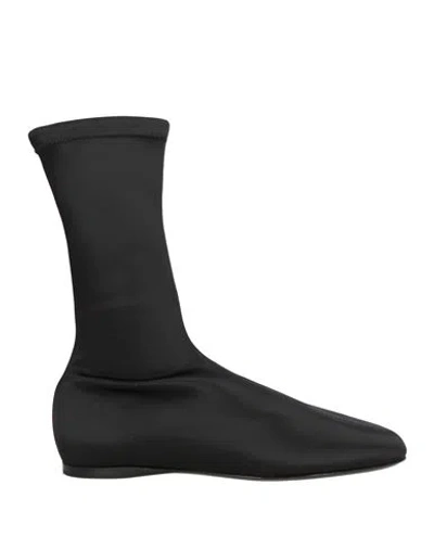 Proenza Schouler Woman Ankle Boots Black Size 8 Textile Fibers