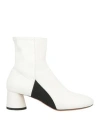 Proenza Schouler Woman Ankle Boots White Size 7 Leather In White