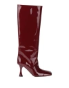 Proenza Schouler Woman Boot Burgundy Size 8 Goat Skin In Red