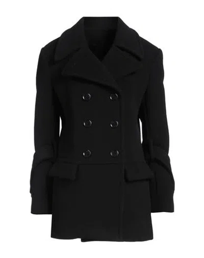 Proenza Schouler Woman Coat Black Size 4 Wool, Polyamide