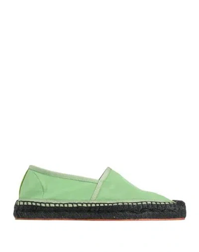 Proenza Schouler Woman Espadrilles Light Green Size 7 Textile Fibers In Multi