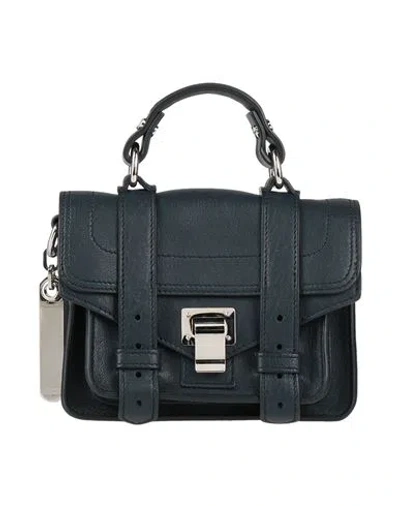 Proenza Schouler Woman Handbag Midnight Blue Size - Soft Leather