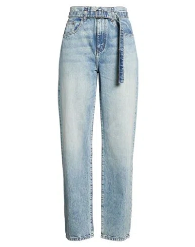 Proenza Schouler Woman Jeans Blue Size 27 Cotton