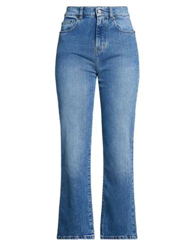 Proenza Schouler Woman Jeans Blue Size 29 Cotton, Elastane