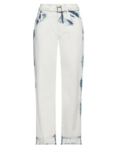 Proenza Schouler Woman Jeans White Size 28 Cotton