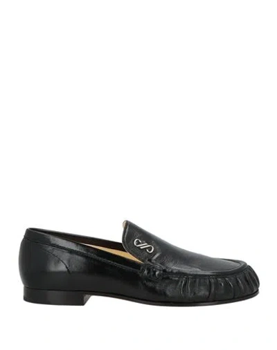 Proenza Schouler Woman Loafers Black Size 7 Leather