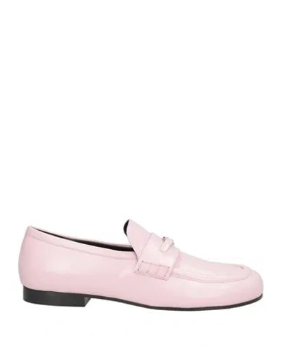 Proenza Schouler Woman Loafers Light Pink Size 8 Leather