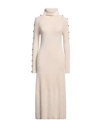 Proenza Schouler Woman Midi Dress Beige Size S Cotton, Polyamide, Viscose, Polyester, Elastane
