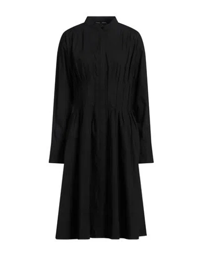 Proenza Schouler Woman Midi Dress Black Size 12 Cotton, Elastane