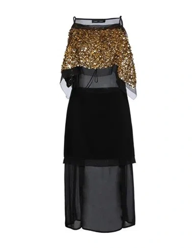 Proenza Schouler Woman Midi Dress Black Size 6 Silk, Triacetate, Polyester