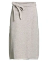 Proenza Schouler Woman Midi Skirt Light Grey Size M Polyamide, Acrylic, Wool In Gray
