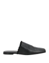 Proenza Schouler Womens Suede Shearling Lined Slide Slippers In Black