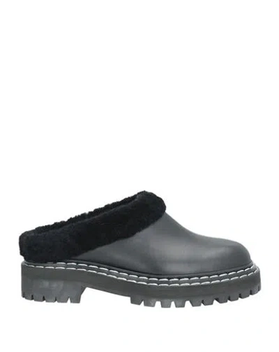 Proenza Schouler Woman Mules & Clogs Black Size 8 Leather