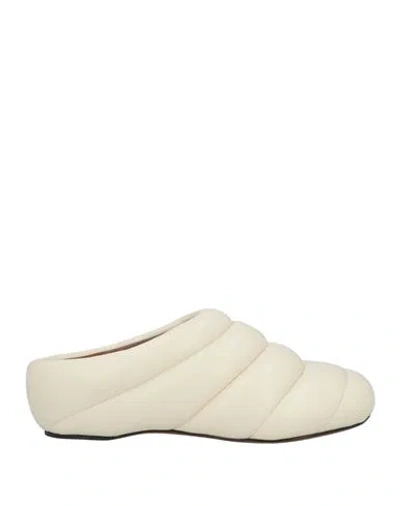 Proenza Schouler Woman Mules & Clogs Cream Size 5 Lambskin In White