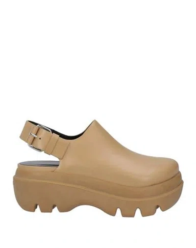 Proenza Schouler Woman Mules & Clogs Sand Size 7 Leather In Beige