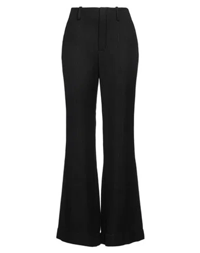 Proenza Schouler Woman Pants Black Size 8 Virgin Wool, Acrylic, Polyamide, Elastane