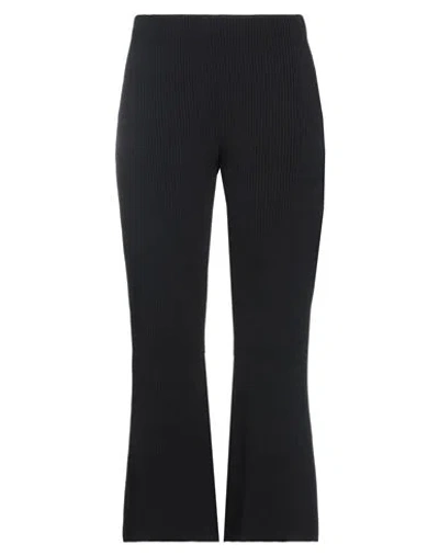 Proenza Schouler Cropped Scuba Kick-flare Pants In Black