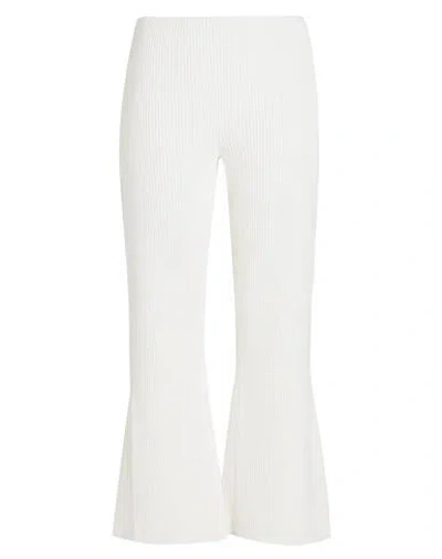 Proenza Schouler Woman Pants White Size L Viscose, Polyester, Polyamide, Elastane