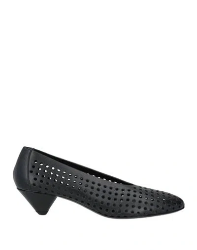 PROENZA SCHOULER PROENZA SCHOULER WOMAN PUMPS BLACK SIZE 8 CALFSKIN