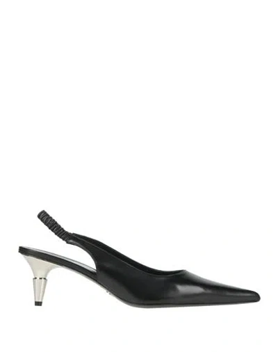 Proenza Schouler Woman Pumps Black Size 8 Leather