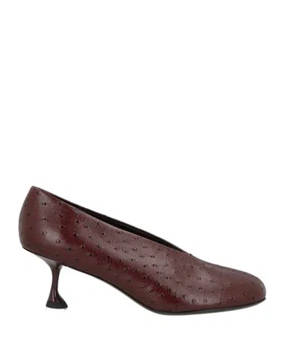 Proenza Schouler Woman Pumps Dark Brown Size 7.5 Leather