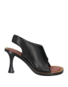 Proenza Schouler Ledge Sculpted-heel Slide Sandals In Black