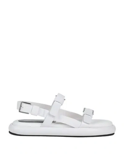 Proenza Schouler Woman Sandals White Size 11 Calfskin