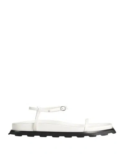 Proenza Schouler Woman Sandals White Size 8 Soft Leather
