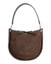Proenza Schouler Woman Shoulder Bag Dark Brown Size - Leather In Brown