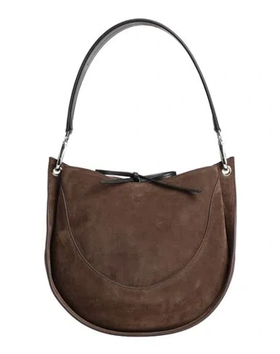 Proenza Schouler Woman Shoulder Bag Dark Brown Size - Leather