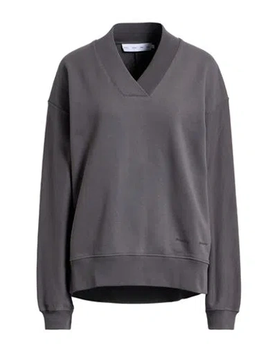 Proenza Schouler Woman Sweatshirt Grey Size M Cotton In Gray