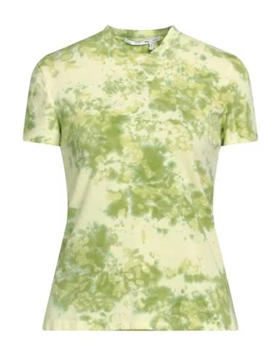 Proenza Schouler Woman T-shirt Lime Green Size Xs Cotton, Elastane