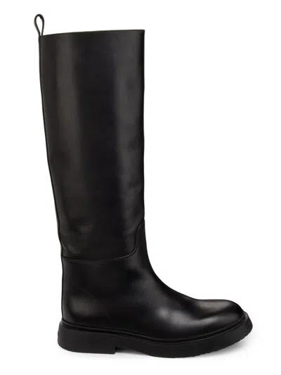 Proenza Schouler Women's Bank Lug-sole Riding Boots In Black
