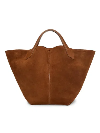 Proenza Schouler Women's Large Chelsea Suede Tote Bag In Brown