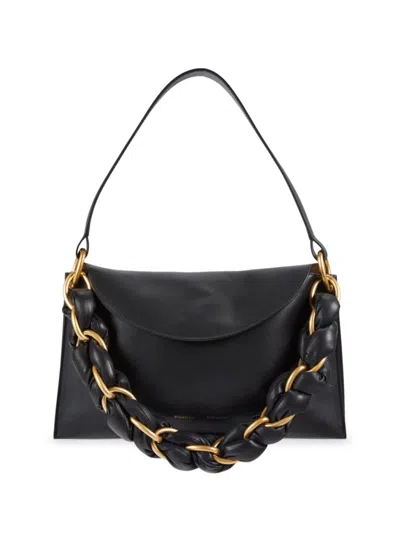 Proenza Schouler Braided Chain Shoulder Bag In Black