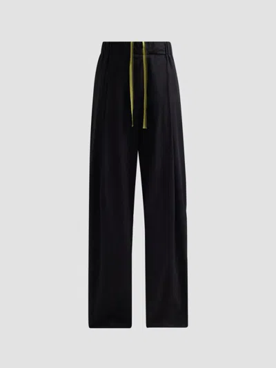 Proenza Schouler Women's Lissia Cotton Drawstring Pants In Black