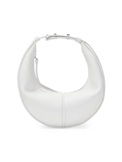 Proenza Schouler Women's Mini Leather Slide Shoulder Bag In White