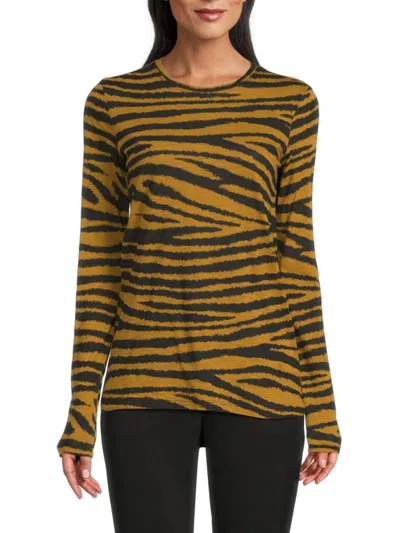 Proenza Schouler Women's Print Top In Bronze Multi